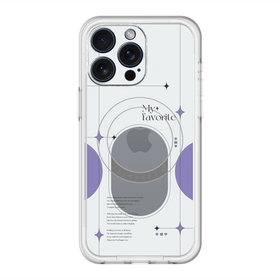 スリムプロテクションプレミアムケース with MagSafe［ オリジナル - チェキケース - パープル ］
