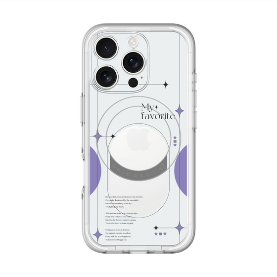 スリムプロテクションプレミアムケース with MagSafe［ オリジナル - チェキケース - パープル ］