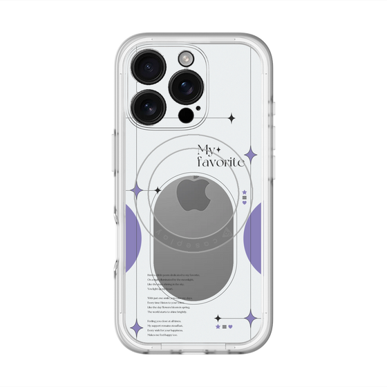 スリムプロテクションプレミアムケース with MagSafe［ オリジナル - チェキケース - パープル ］