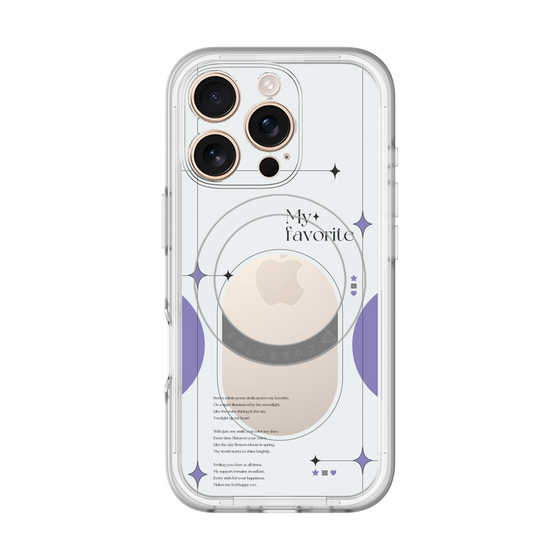 スリムプロテクションプレミアムケース with MagSafe［ オリジナル - チェキケース - パープル ］