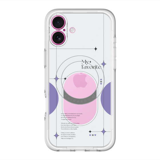 スリムプロテクションプレミアムケース with MagSafe［ オリジナル - チェキケース - パープル ］