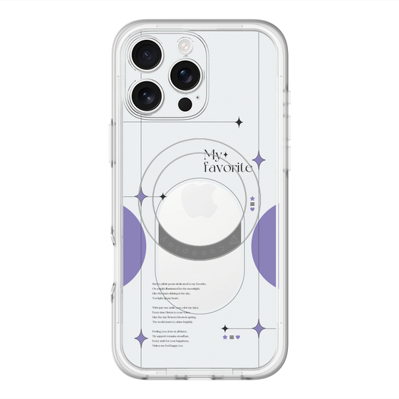 スリムプロテクションプレミアムケース with MagSafe［ オリジナル - チェキケース - パープル ］