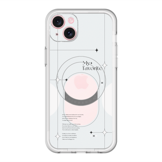 スリムプロテクションプレミアムケース with MagSafe［ オリジナル - チェキケース - ホワイト ］