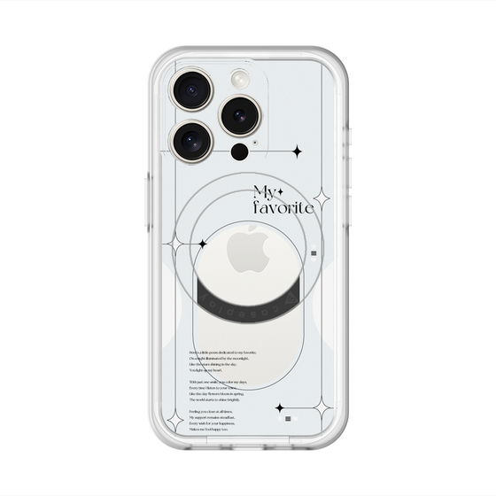 スリムプロテクションプレミアムケース with MagSafe［ オリジナル - チェキケース - ホワイト ］