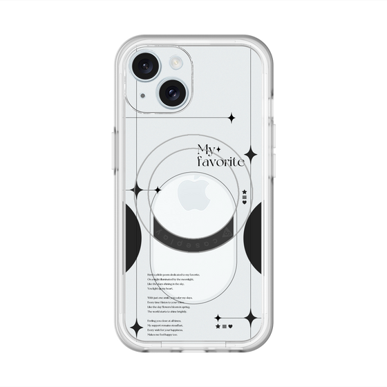 スリムプロテクションプレミアムケース with MagSafe［ オリジナル - チェキケース - ブラック ］