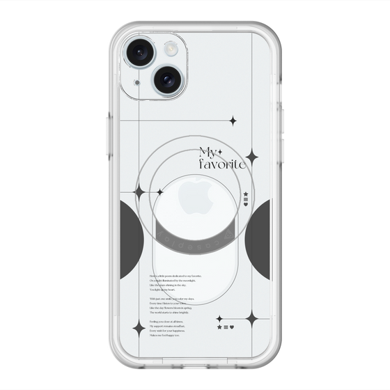 スリムプロテクションプレミアムケース with MagSafe［ オリジナル - チェキケース - ブラック ］