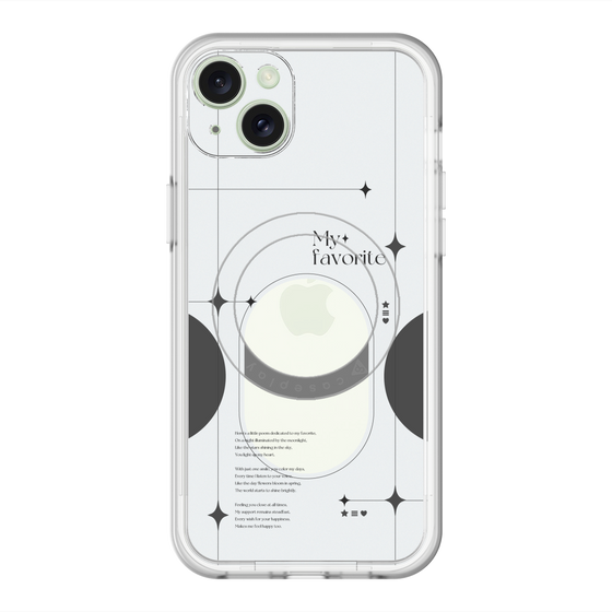 スリムプロテクションプレミアムケース with MagSafe［ オリジナル - チェキケース - ブラック ］