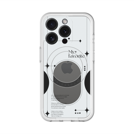 スリムプロテクションプレミアムケース with MagSafe［ オリジナル - チェキケース - ブラック ］