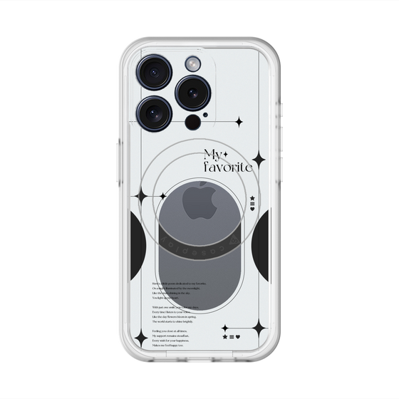スリムプロテクションプレミアムケース with MagSafe［ オリジナル - チェキケース - ブラック ］