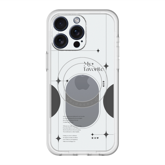 スリムプロテクションプレミアムケース with MagSafe［ オリジナル - チェキケース - ブラック ］