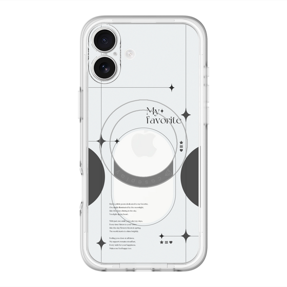 スリムプロテクションプレミアムケース with MagSafe［ オリジナル - チェキケース - ブラック ］