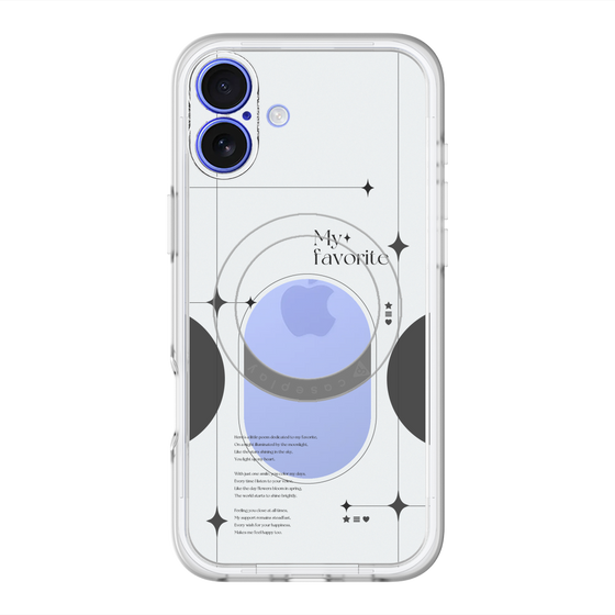 スリムプロテクションプレミアムケース with MagSafe［ オリジナル - チェキケース - ブラック ］