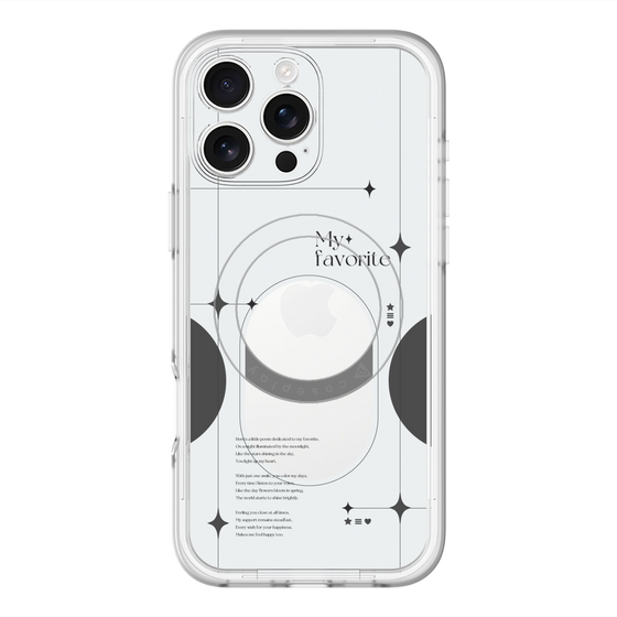 スリムプロテクションプレミアムケース with MagSafe［ オリジナル - チェキケース - ブラック ］