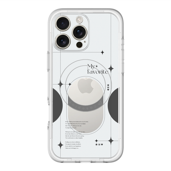 スリムプロテクションプレミアムケース with MagSafe［ オリジナル - チェキケース - ブラック ］