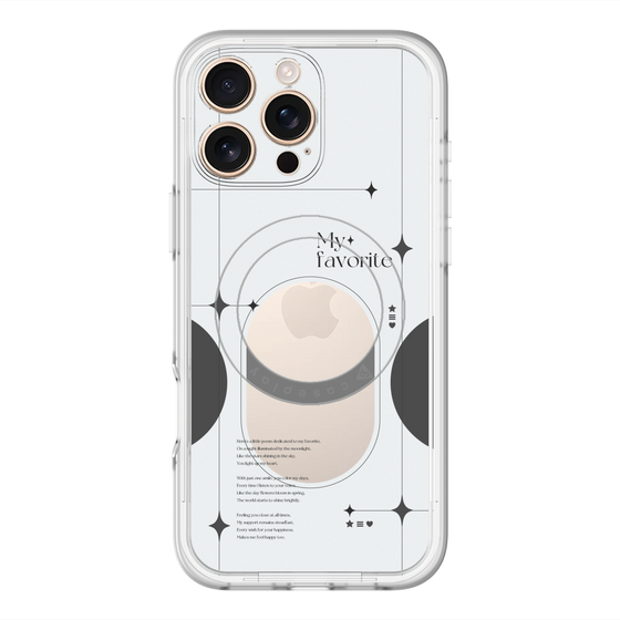 スリムプロテクションプレミアムケース with MagSafe［ オリジナル - チェキケース - ブラック ］