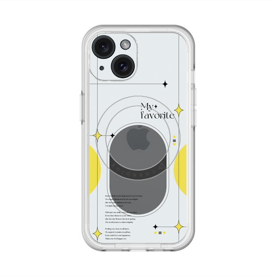 スリムプロテクションプレミアムケース with MagSafe［ オリジナル - チェキケース - イエロー ］