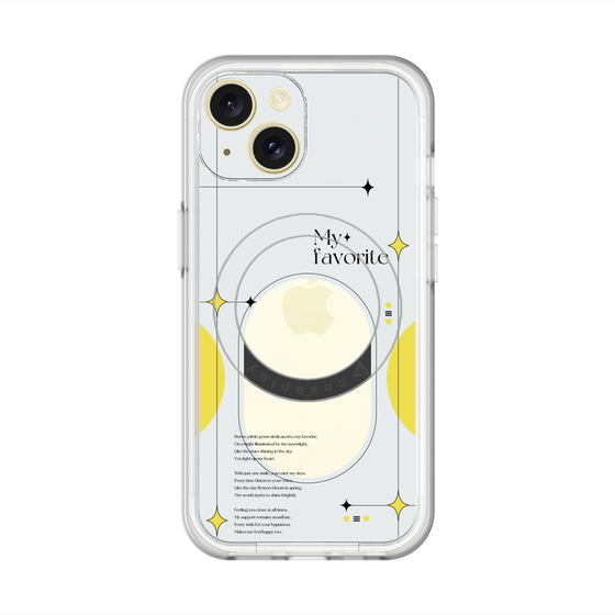 スリムプロテクションプレミアムケース with MagSafe［ オリジナル - チェキケース - イエロー ］