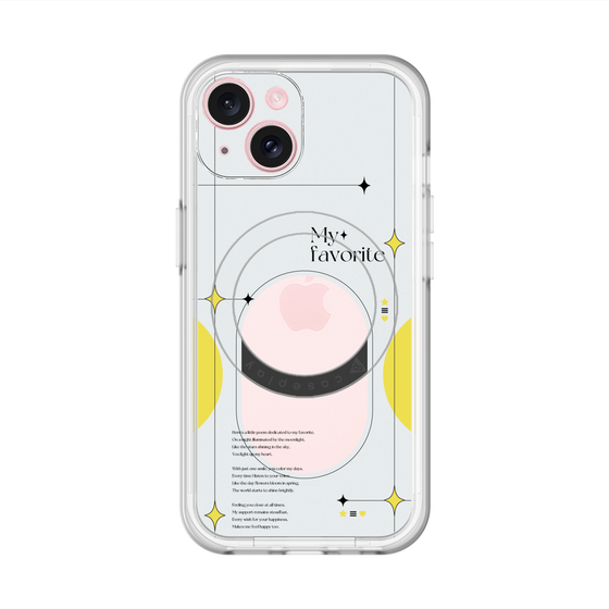 スリムプロテクションプレミアムケース with MagSafe［ オリジナル - チェキケース - イエロー ］