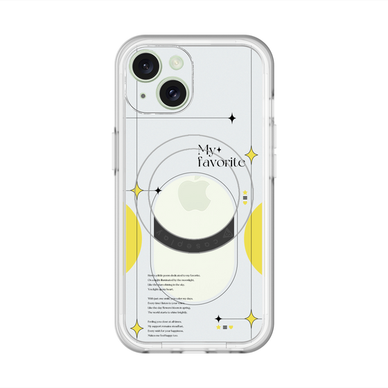スリムプロテクションプレミアムケース with MagSafe［ オリジナル - チェキケース - イエロー ］