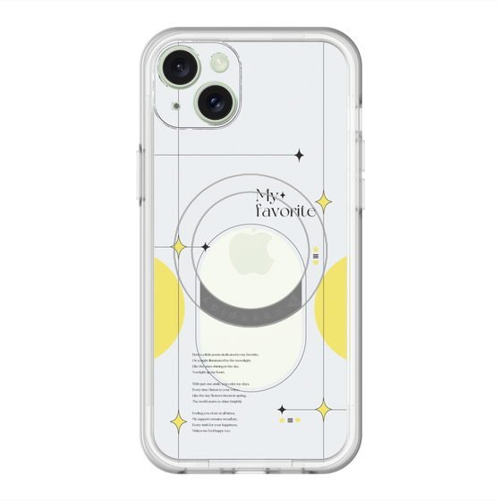 スリムプロテクションプレミアムケース with MagSafe［ オリジナル - チェキケース - イエロー ］