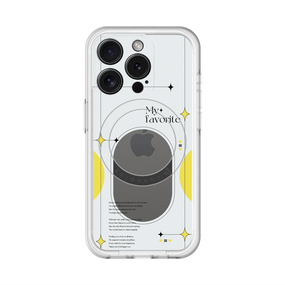 スリムプロテクションプレミアムケース with MagSafe［ オリジナル - チェキケース - イエロー ］