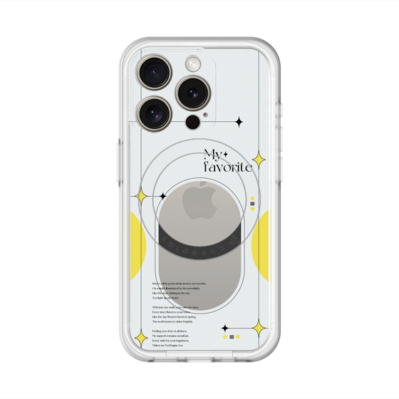 スリムプロテクションプレミアムケース with MagSafe［ オリジナル - チェキケース - イエロー ］
