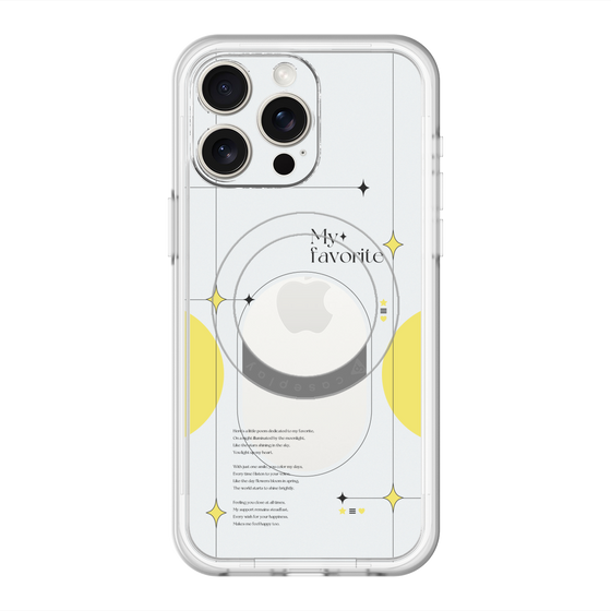 スリムプロテクションプレミアムケース with MagSafe［ オリジナル - チェキケース - イエロー ］