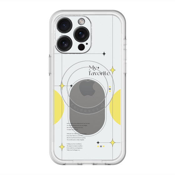 スリムプロテクションプレミアムケース with MagSafe［ オリジナル - チェキケース - イエロー ］