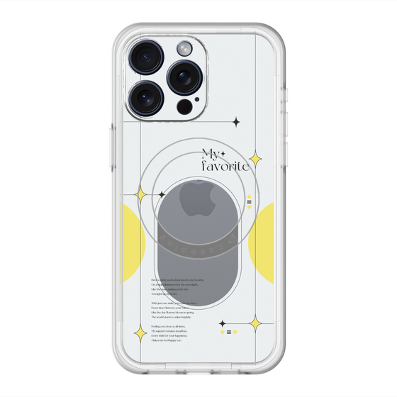 スリムプロテクションプレミアムケース with MagSafe［ オリジナル - チェキケース - イエロー ］