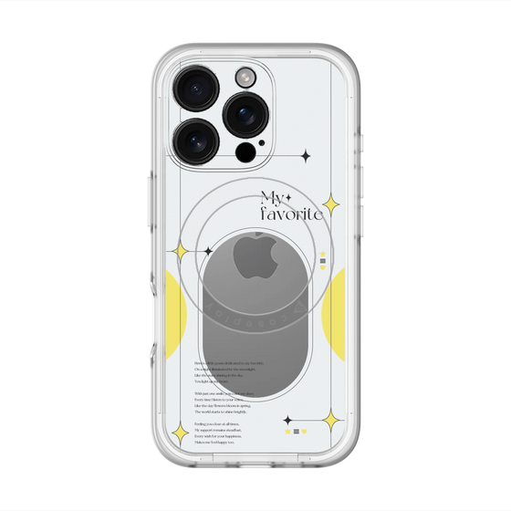 スリムプロテクションプレミアムケース with MagSafe［ オリジナル - チェキケース - イエロー ］