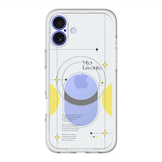 スリムプロテクションプレミアムケース with MagSafe［ オリジナル - チェキケース - イエロー ］