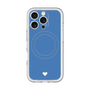 スリムプロテクションプレミアムケース with MagSafe［ オリジナル - 推し色ハート - ブルー ］