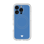 スリムプロテクションプレミアムケース with MagSafe［ オリジナル - 推し色ハート - ブルー ］