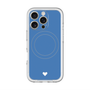 スリムプロテクションプレミアムケース with MagSafe［ オリジナル - 推し色ハート - ブルー ］