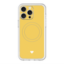 スリムプロテクションプレミアムケース with MagSafe［ オリジナル - 推し色ハート - イエロー ］