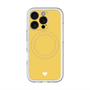 スリムプロテクションプレミアムケース with MagSafe［ オリジナル - 推し色ハート - イエロー ］