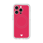 スリムプロテクションプレミアムケース with MagSafe［ オリジナル - 推し色ハート - レッド ］