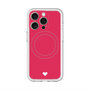 スリムプロテクションプレミアムケース with MagSafe［ オリジナル - 推し色ハート - レッド ］