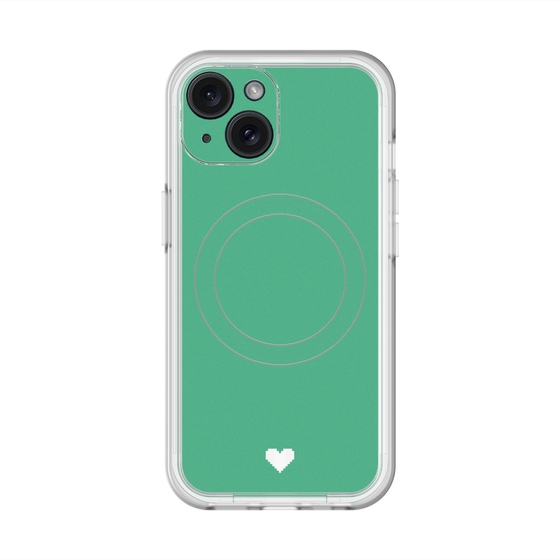 スリムプロテクションプレミアムケース with MagSafe［ オリジナル - 推し色ハート - グリーン ］