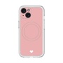 スリムプロテクションプレミアムケース with MagSafe［ オリジナル - 推し色ハート - ピンク ］