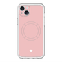スリムプロテクションプレミアムケース with MagSafe［ オリジナル - 推し色ハート - ピンク ］