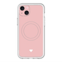 スリムプロテクションプレミアムケース with MagSafe［ オリジナル - 推し色ハート - ピンク ］