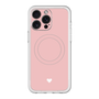スリムプロテクションプレミアムケース with MagSafe［ オリジナル - 推し色ハート - ピンク ］