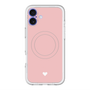スリムプロテクションプレミアムケース with MagSafe［ オリジナル - 推し色ハート - ピンク ］