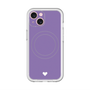 スリムプロテクションプレミアムケース with MagSafe［ オリジナル - 推し色ハート - パープル ］