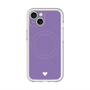 スリムプロテクションプレミアムケース with MagSafe［ オリジナル - 推し色ハート - パープル ］