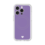 スリムプロテクションプレミアムケース with MagSafe［ オリジナル - 推し色ハート - パープル ］
