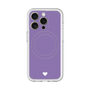 スリムプロテクションプレミアムケース with MagSafe［ オリジナル - 推し色ハート - パープル ］