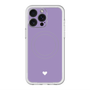 スリムプロテクションプレミアムケース with MagSafe［ オリジナル - 推し色ハート - パープル ］