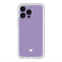 スリムプロテクションプレミアムケース with MagSafe［ オリジナル - 推し色ハート - パープル ］